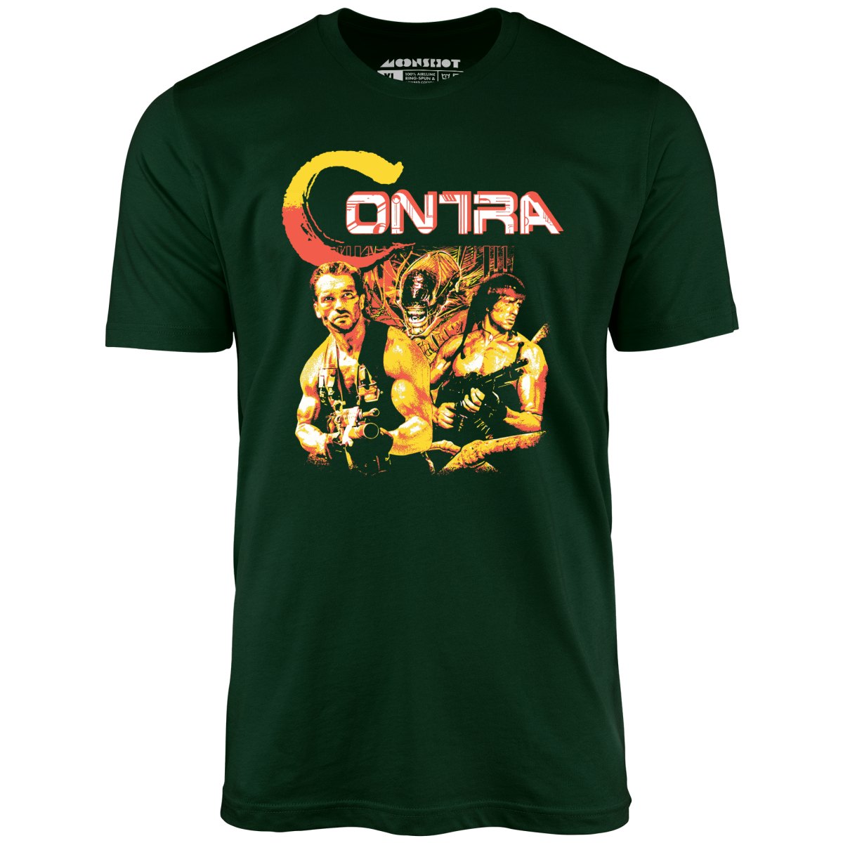 Contra Action Heroes Mashup Parody Unisex T Shirt