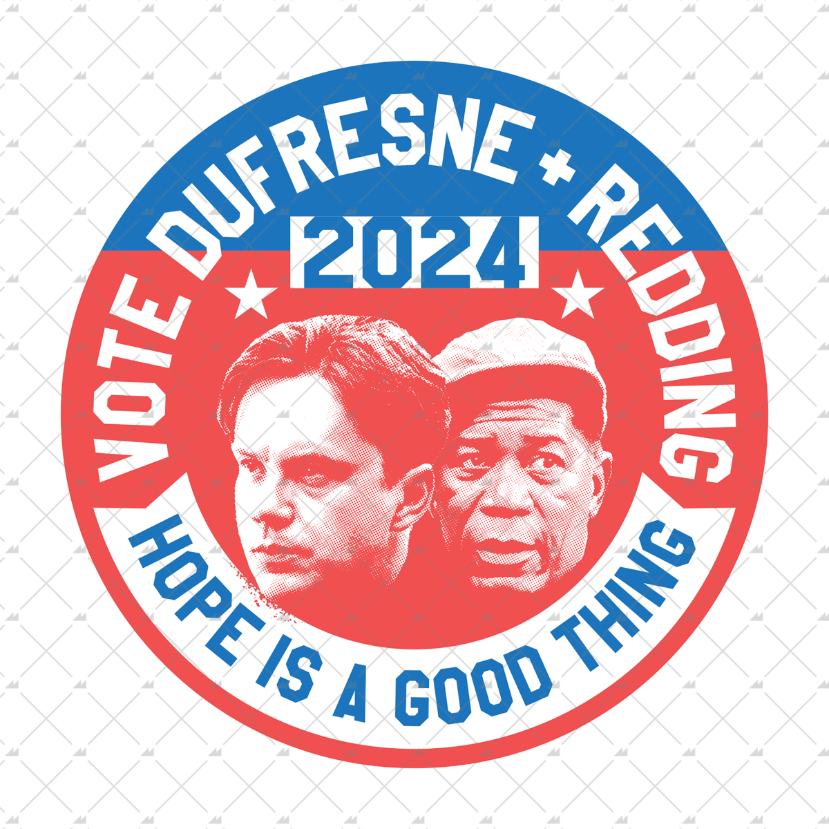 Dufresne & Redding 2024 Phony Campaign Sticker m00nshot