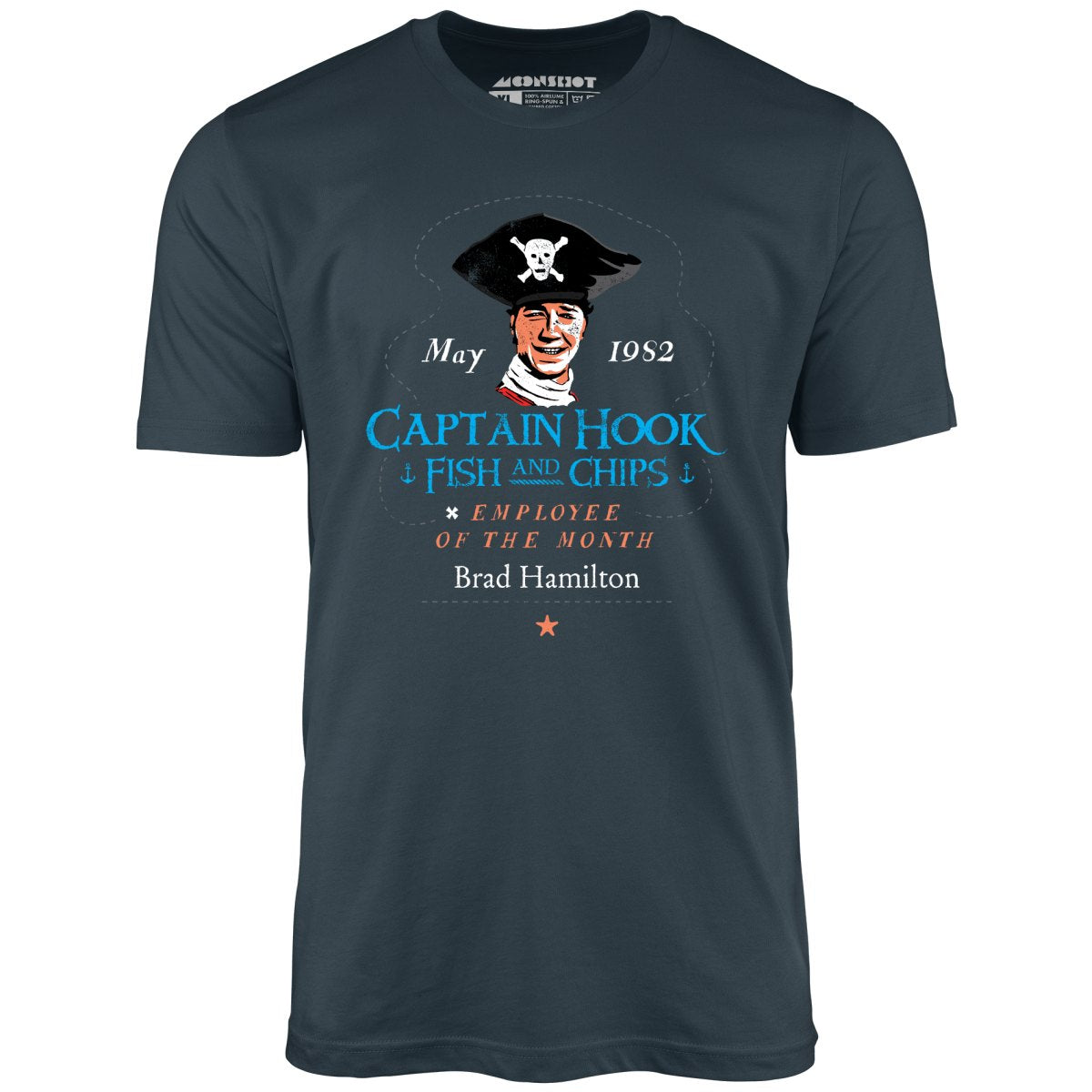 Brad Hamilton - Captain Hook Fish & Chips - Unisex T-Shirt – m00nshot