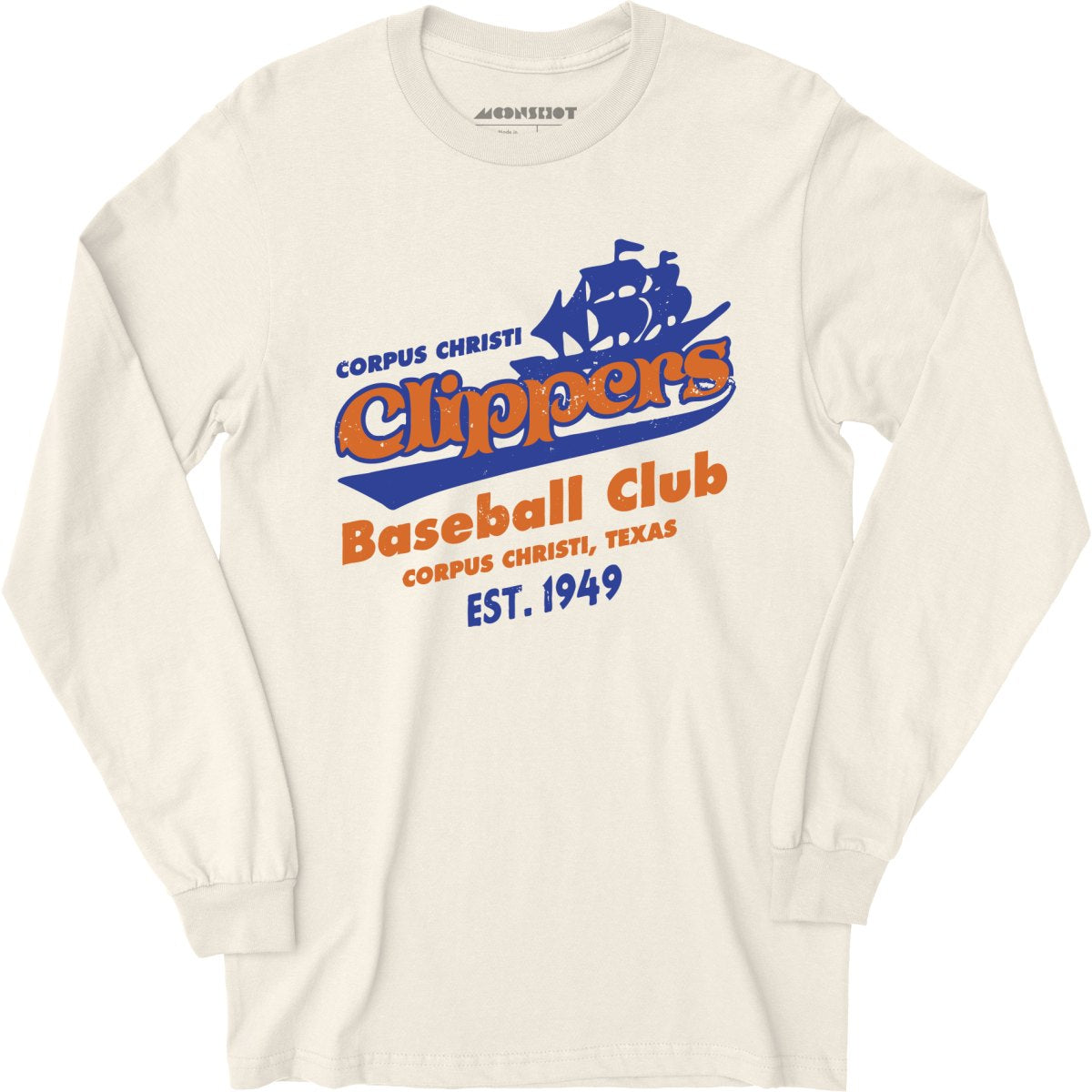 Waco Pirates - Texas - Vintage Defunct Baseball Teams - Long Sleeve T-Shirt  – m00nshot