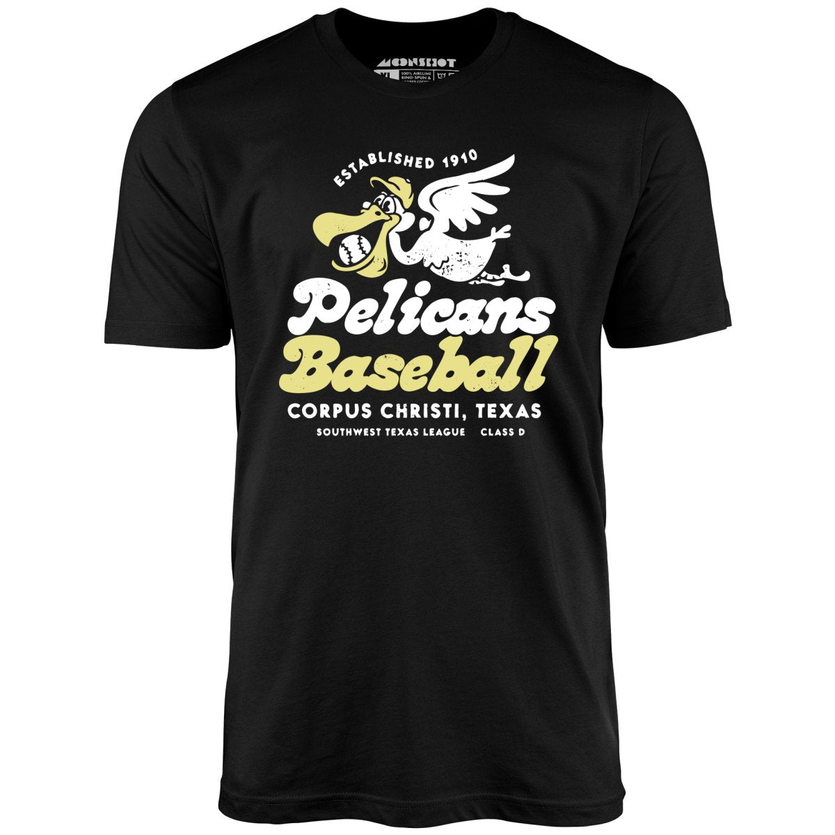 Pelican Baseball Short Sleeve T-Shirt (2xl, Heather Royal, Front)