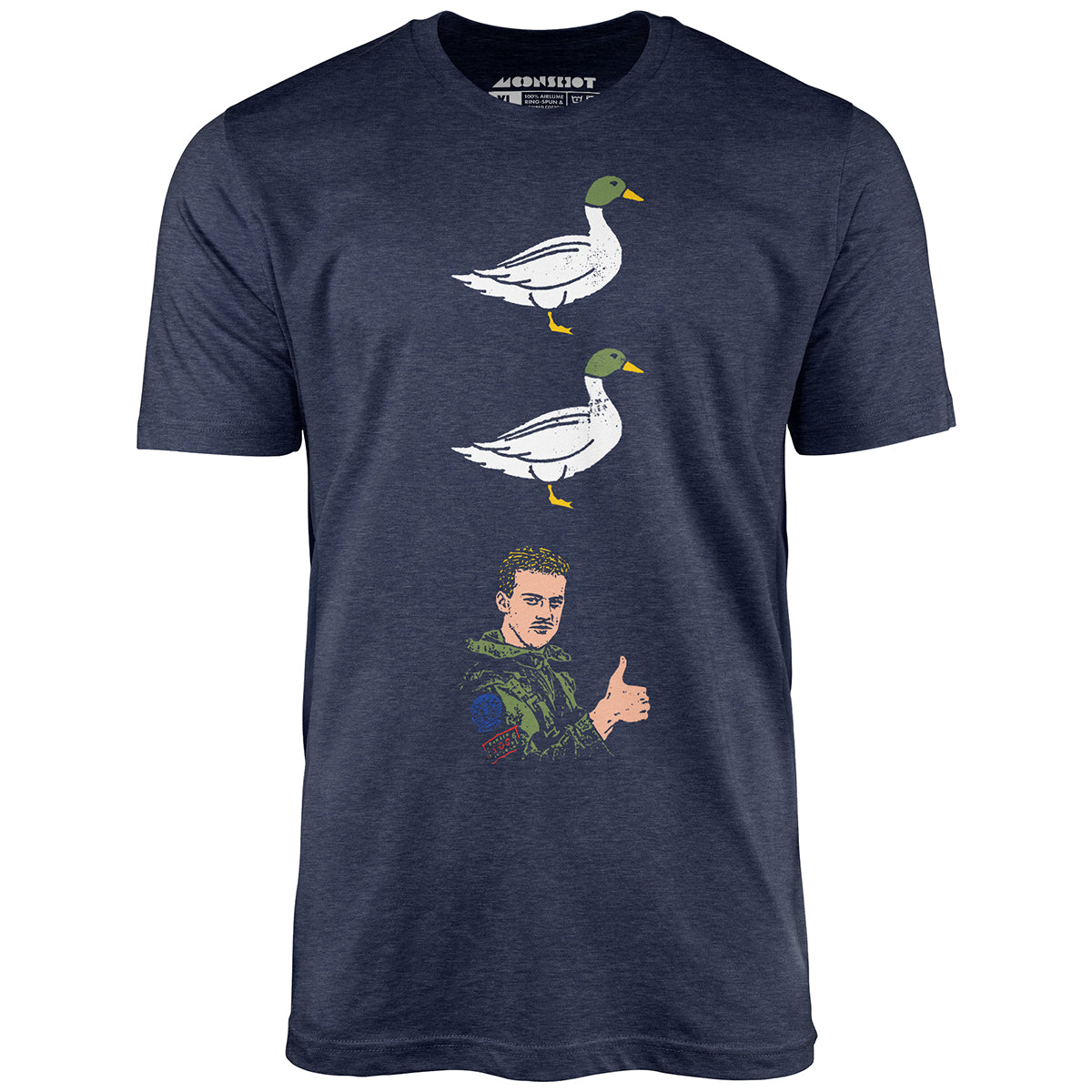 Printify Duck, Duck, Goose - Top Gun T-Shirt Deep Heather / 2XL