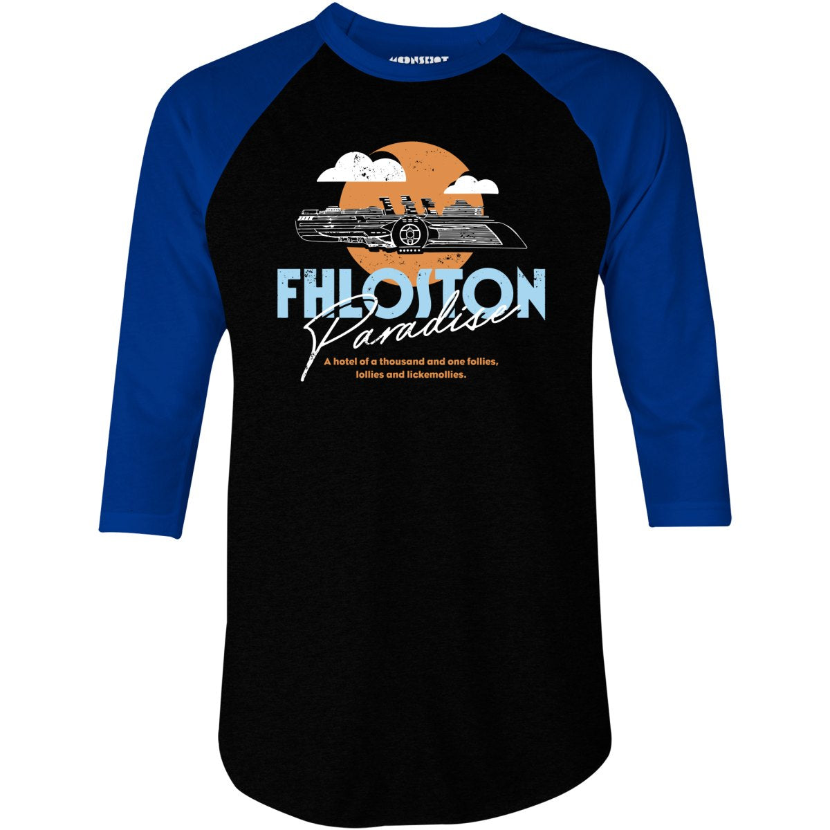 Fhloston Paradise - The Fifth Element - 3/4 Sleeve Raglan T-Shirt