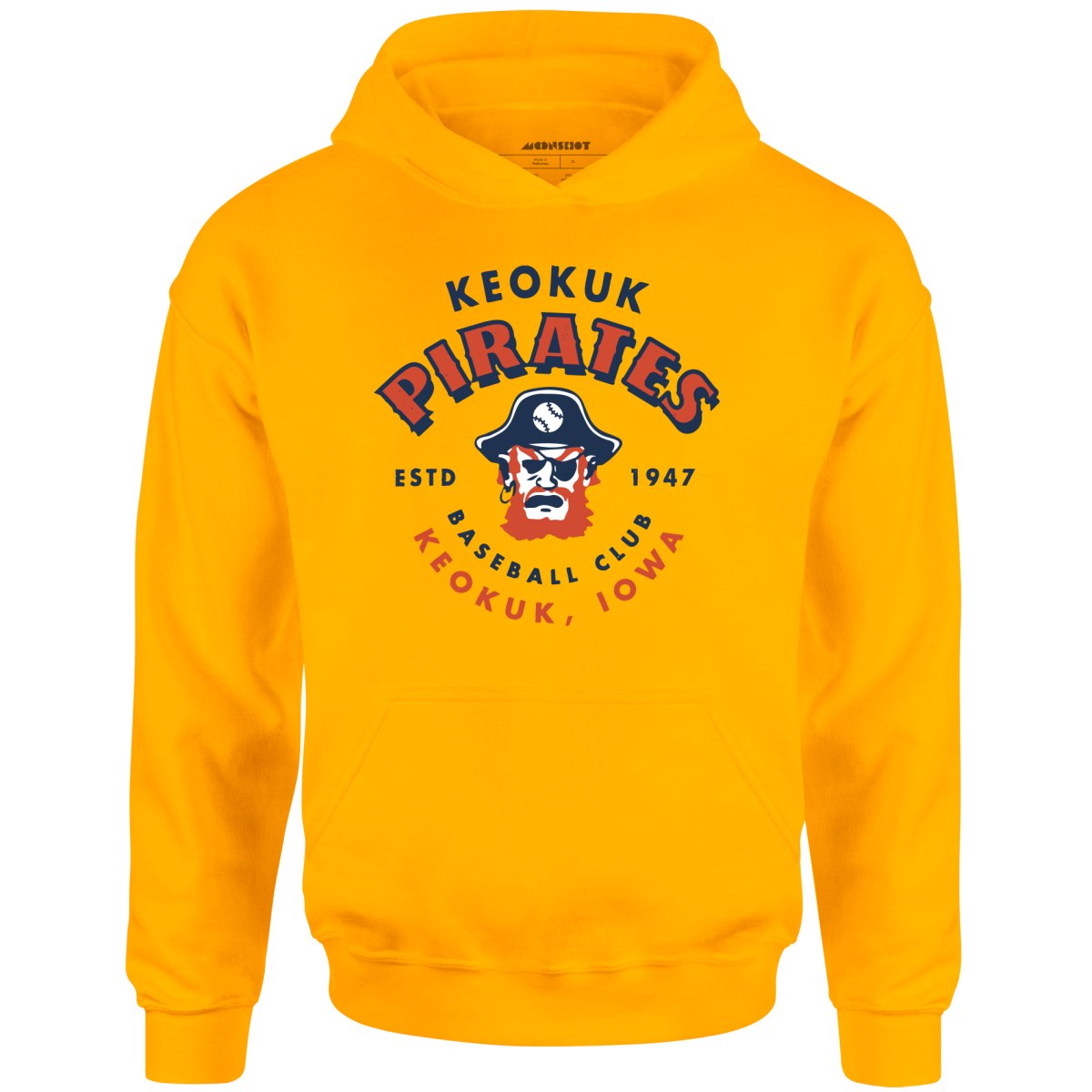 Keokuk Pirates - Iowa - Vintage Defunct Baseball Teams - Unisex Hoodie –  m00nshot