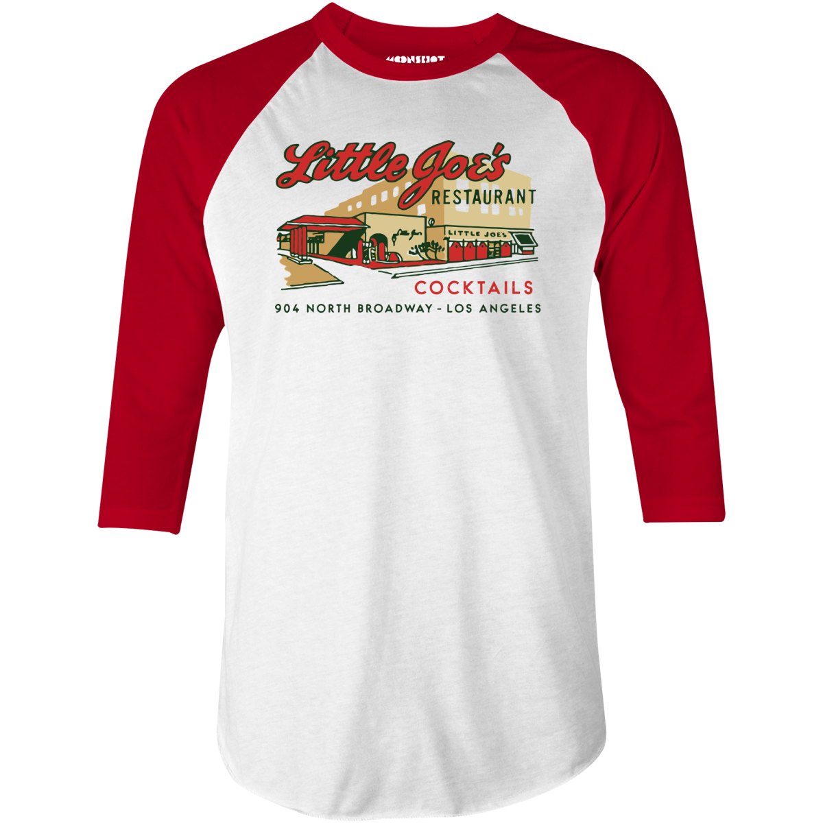 Joe's USA Mens Baseball Shirt, 3/4 sleeve, Raglan, Baseball tee