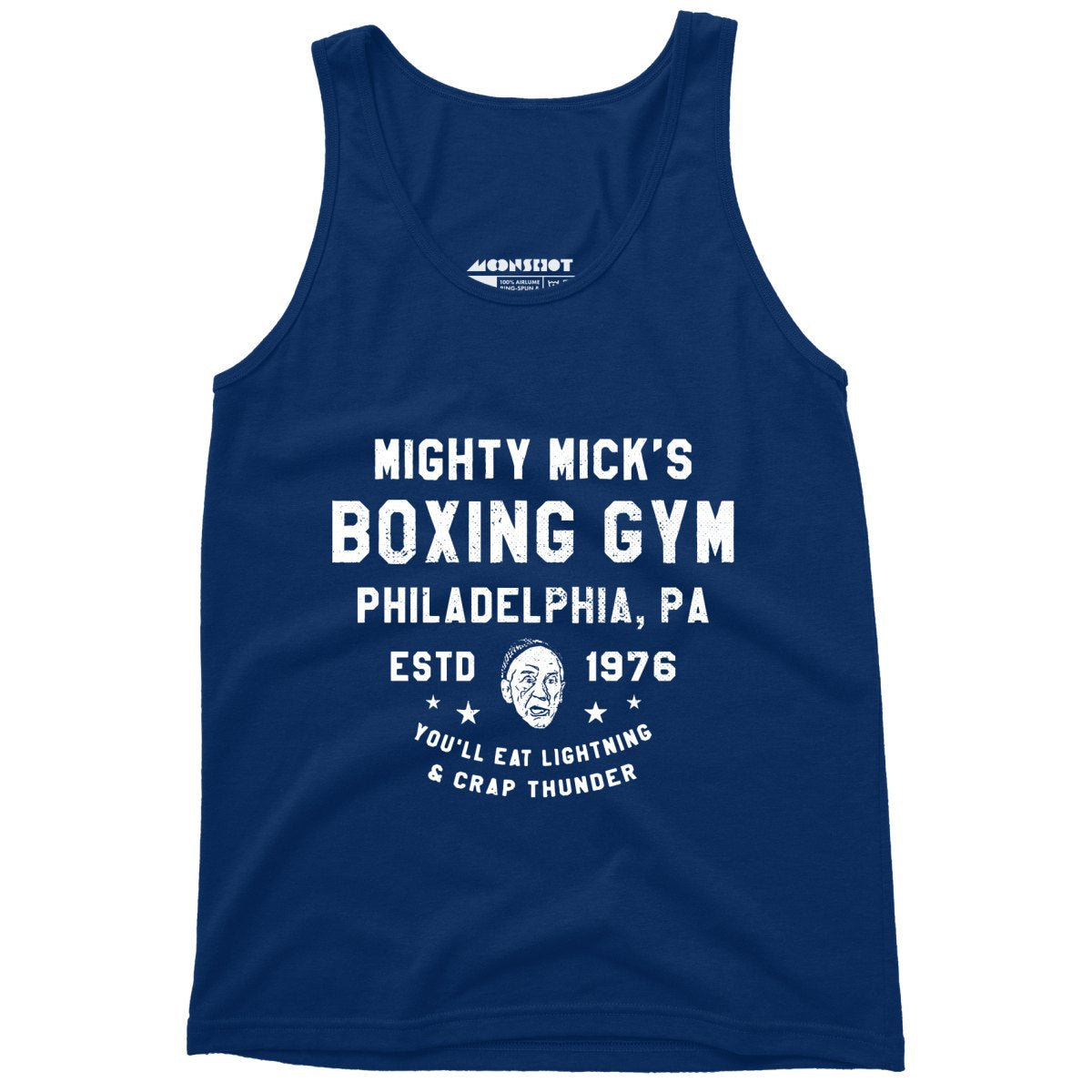 Mighty Mick s Boxing Gym Unisex Tank Top m00nshot