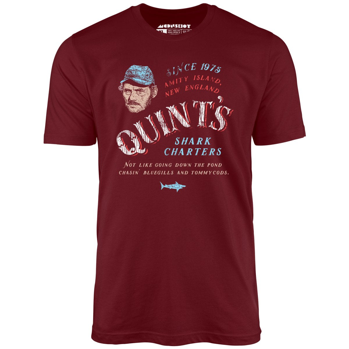 Quint's Shark Charters - unisex T-Shirt Cardinal / 2XL