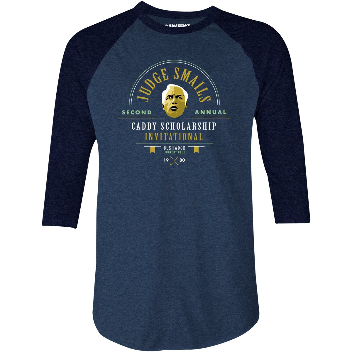 1980 Caddy Scholarship Invitational - 3/4 Sleeve Raglan T-Shirt