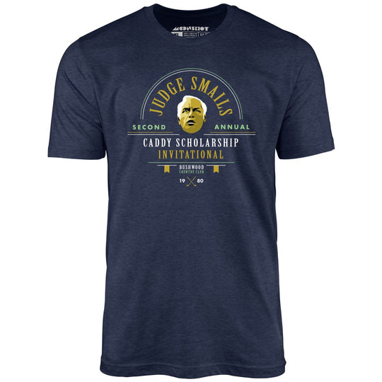 1980 Caddy Scholarship Invitational - Heather Midnight Navy - Unisex T-Shirt