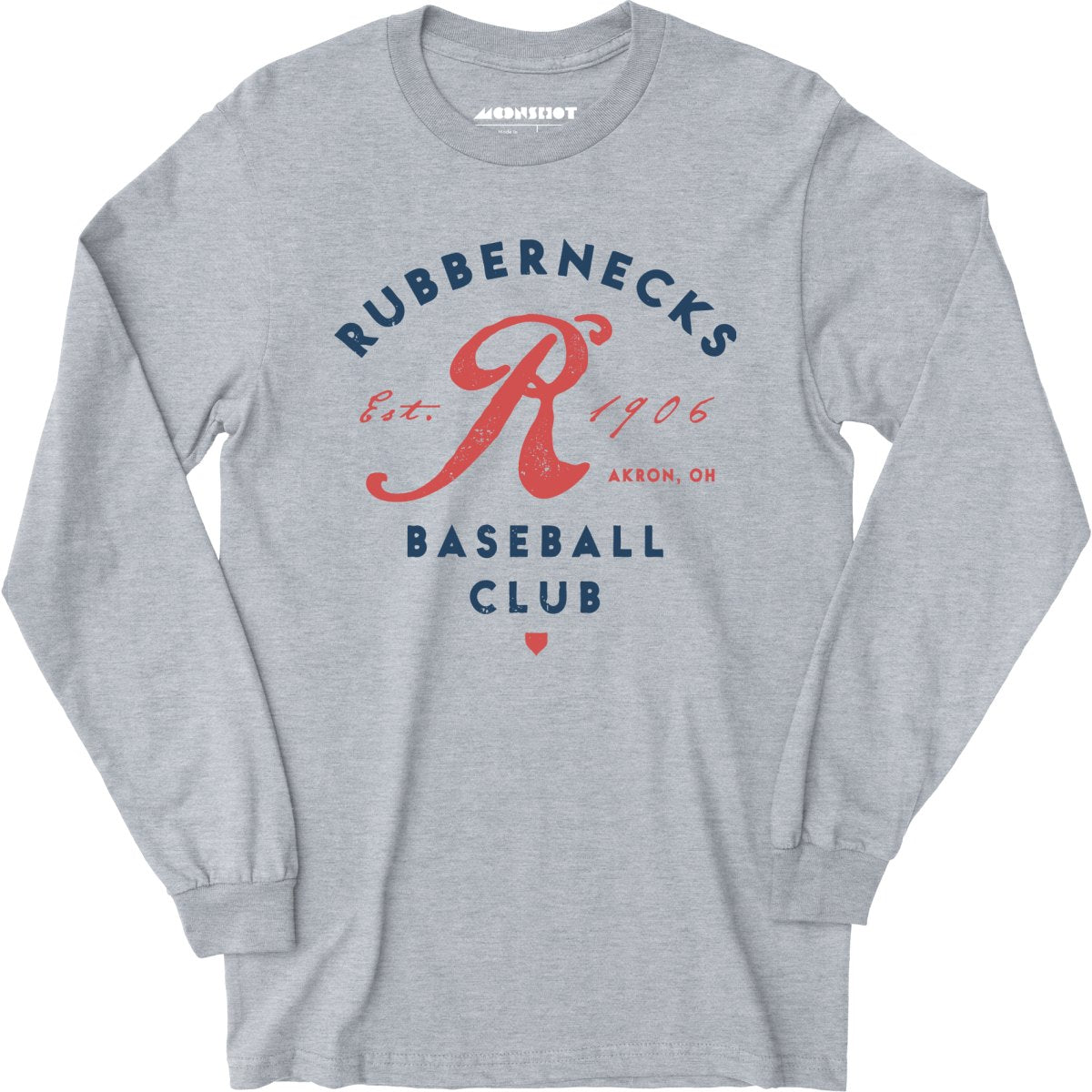 Akron Rubbernecks - Ohio - Vintage Defunct Baseball Teams - Long Sleeve T-Shirt