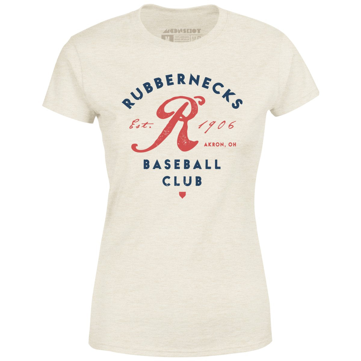 Akron Rubbernecks - Ohio - Vintage Defunct Baseball Teams - Women's T-Shirt