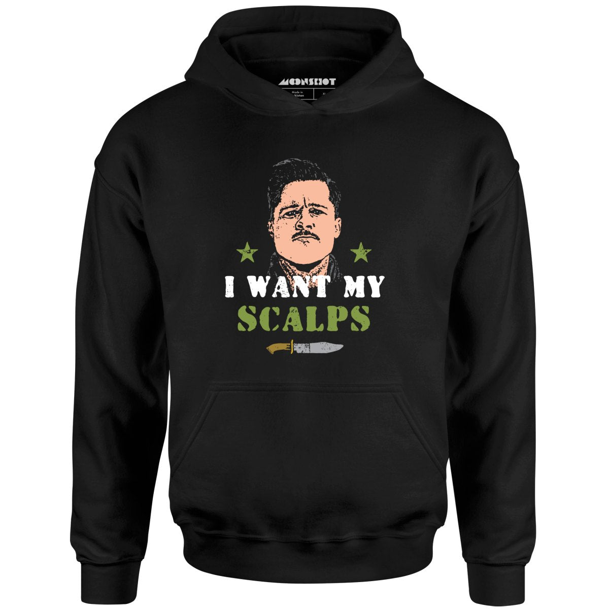 Aldo Raine - I Want My Scalps - Unisex Hoodie