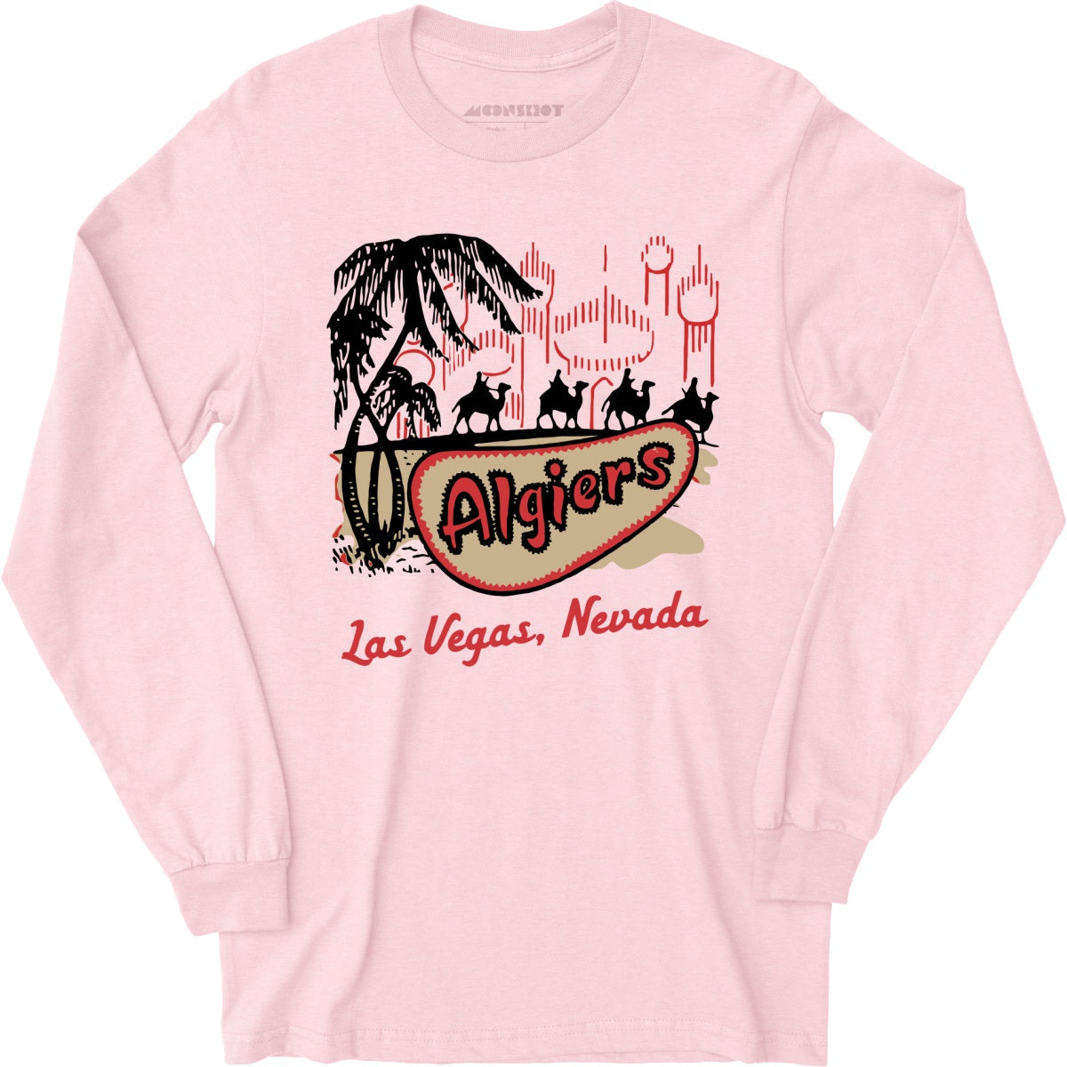 Algiers Hotel v2 - Vintage Las Vegas - Long Sleeve T-Shirt