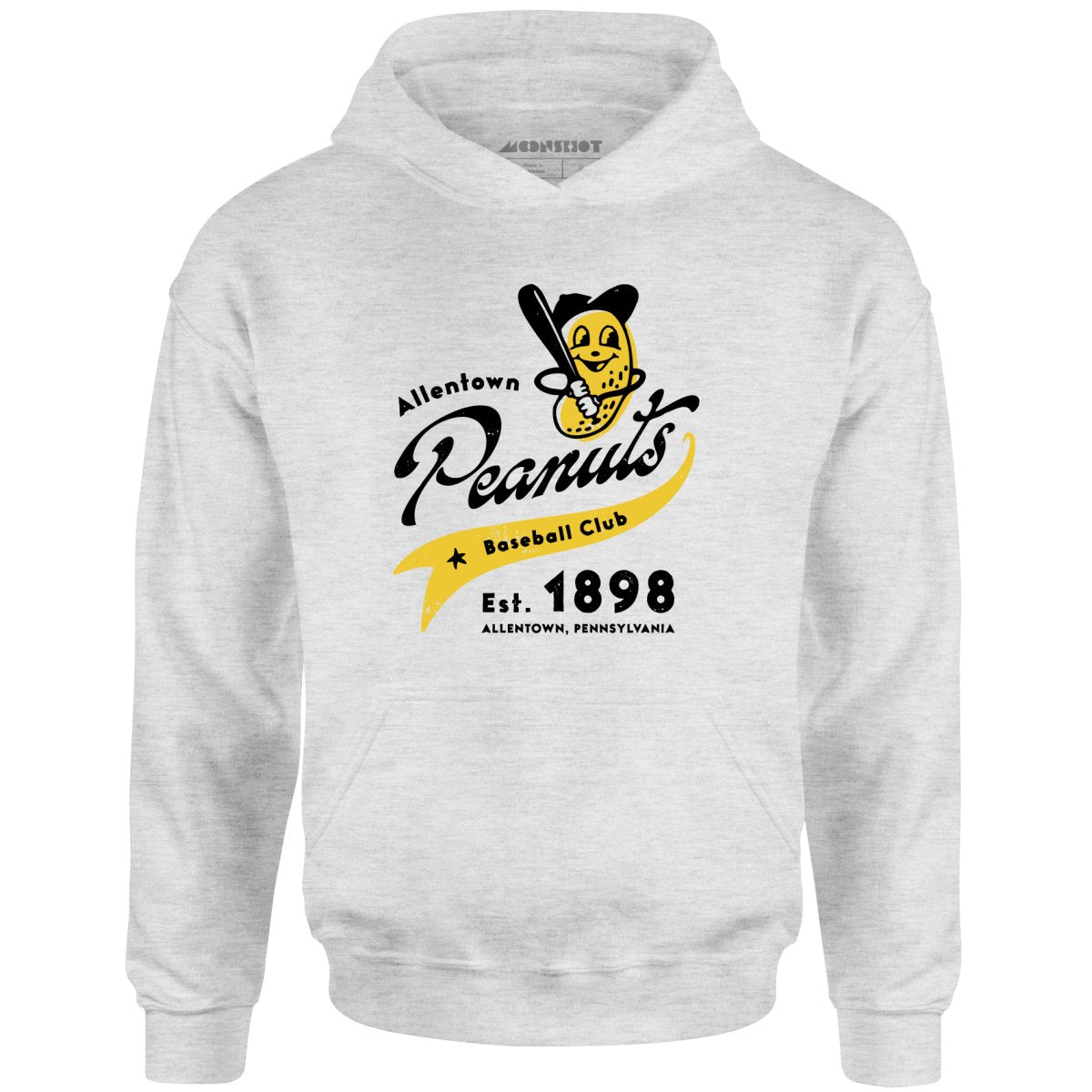 Allentown Peanuts - Pennsylvania - Vintage Defunct Baseball Teams - Unisex Hoodie