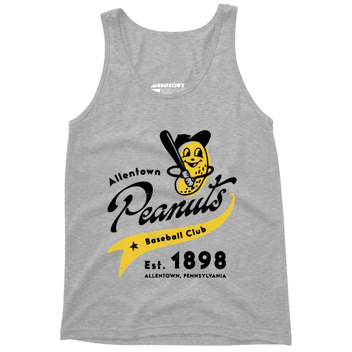 Allentown Peanuts - Pennsylvania - Vintage Defunct Baseball Teams - Unisex Tank Top