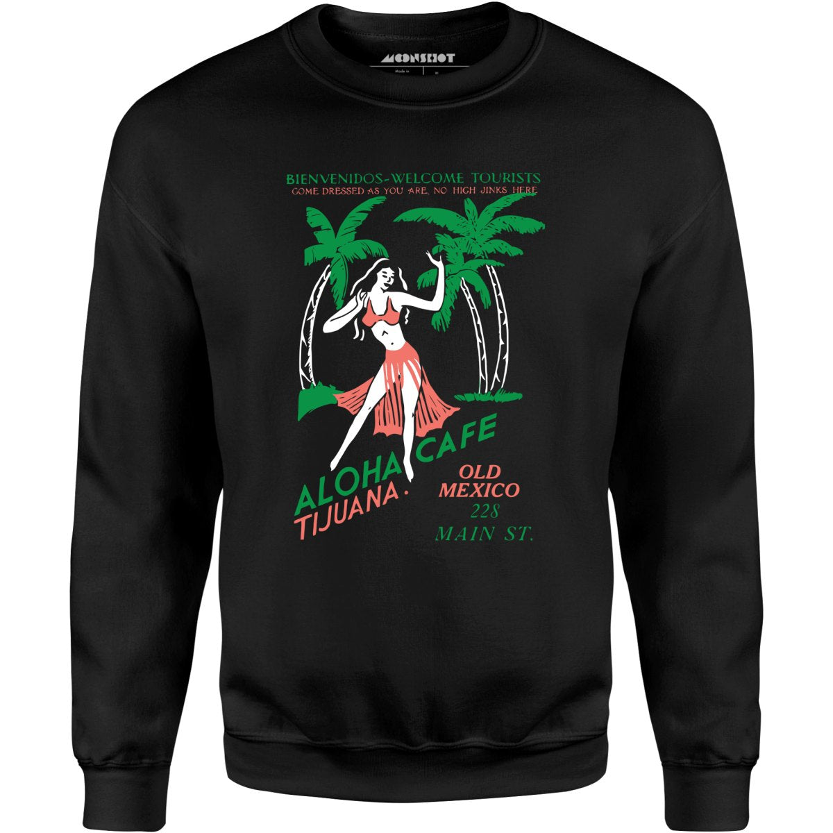 Aloha Cafe - Tijuana, Mexico - Vintage Tiki Bar - Unisex Sweatshirt