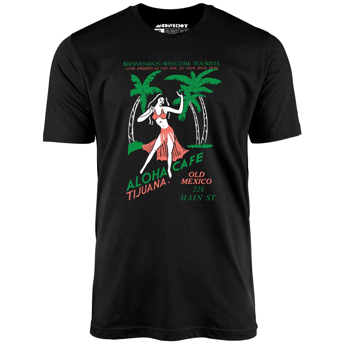 Aloha Cafe - Tijuana, Mexico - Vintage Tiki Bar - Unisex T-Shirt