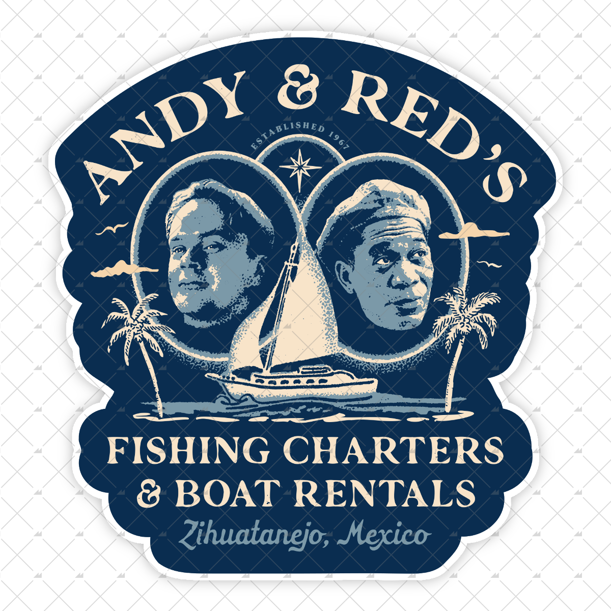 Andy & Red's Fishing Charters & Boat Rentals - Sticker