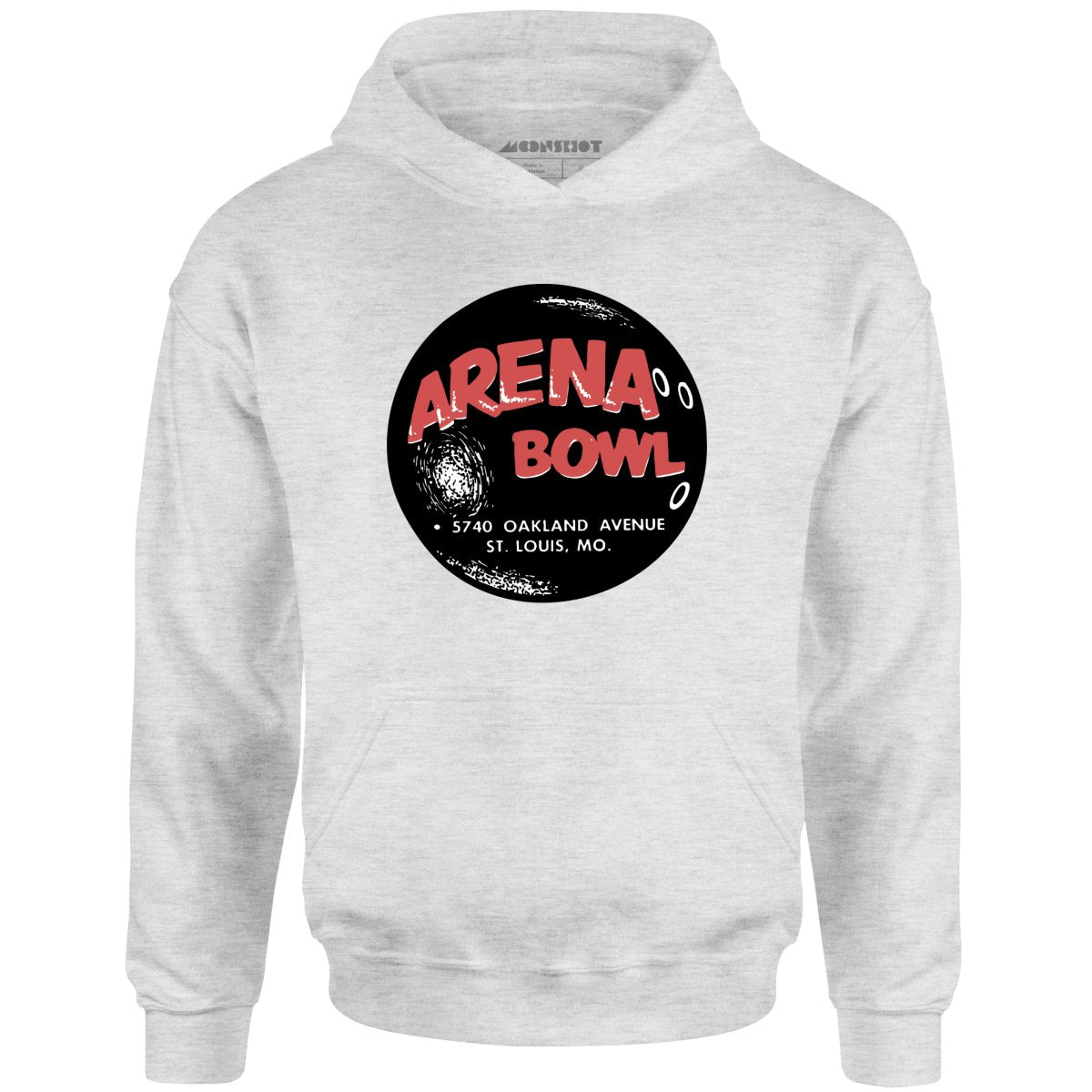 Arena Bowl - St. Louis, MO - Vintage Bowling Alley - Unisex Hoodie