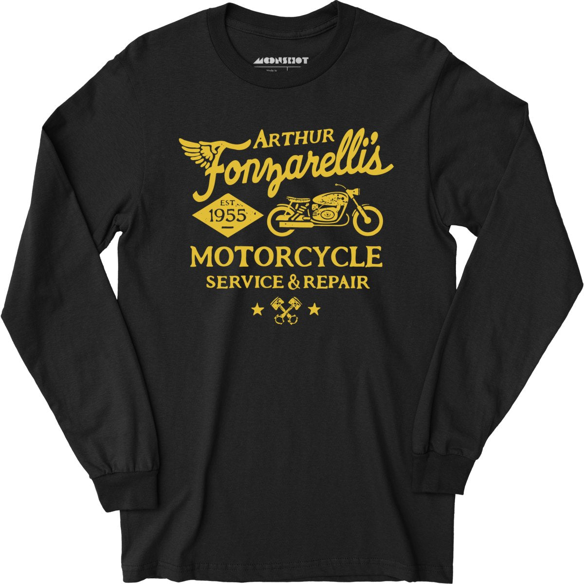 Arthur Fonzarelli's Motorcycle Service & Repair - Long Sleeve T-Shirt