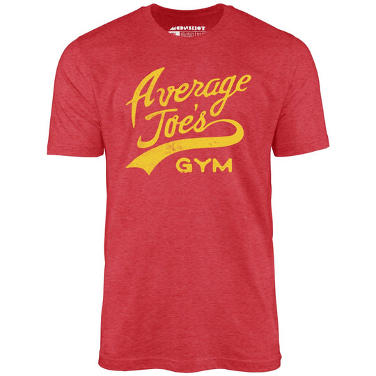 Average Joe's Gym - Heather Red - Front