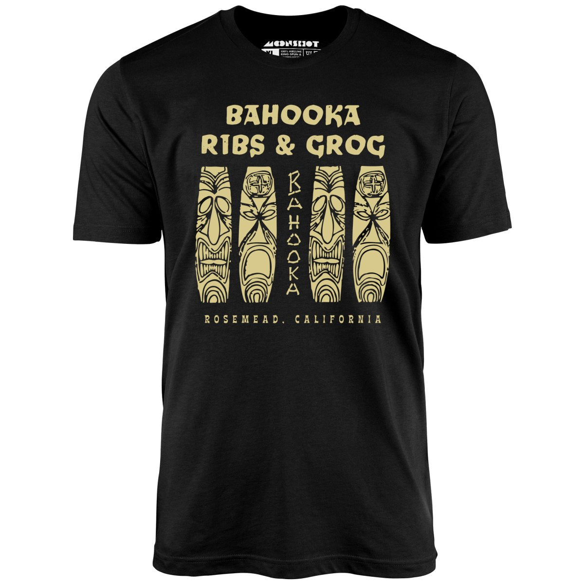 Bahooka Ribs & Grog - Rosemead, CA - Vintage Tiki Bar - Unisex T-Shirt