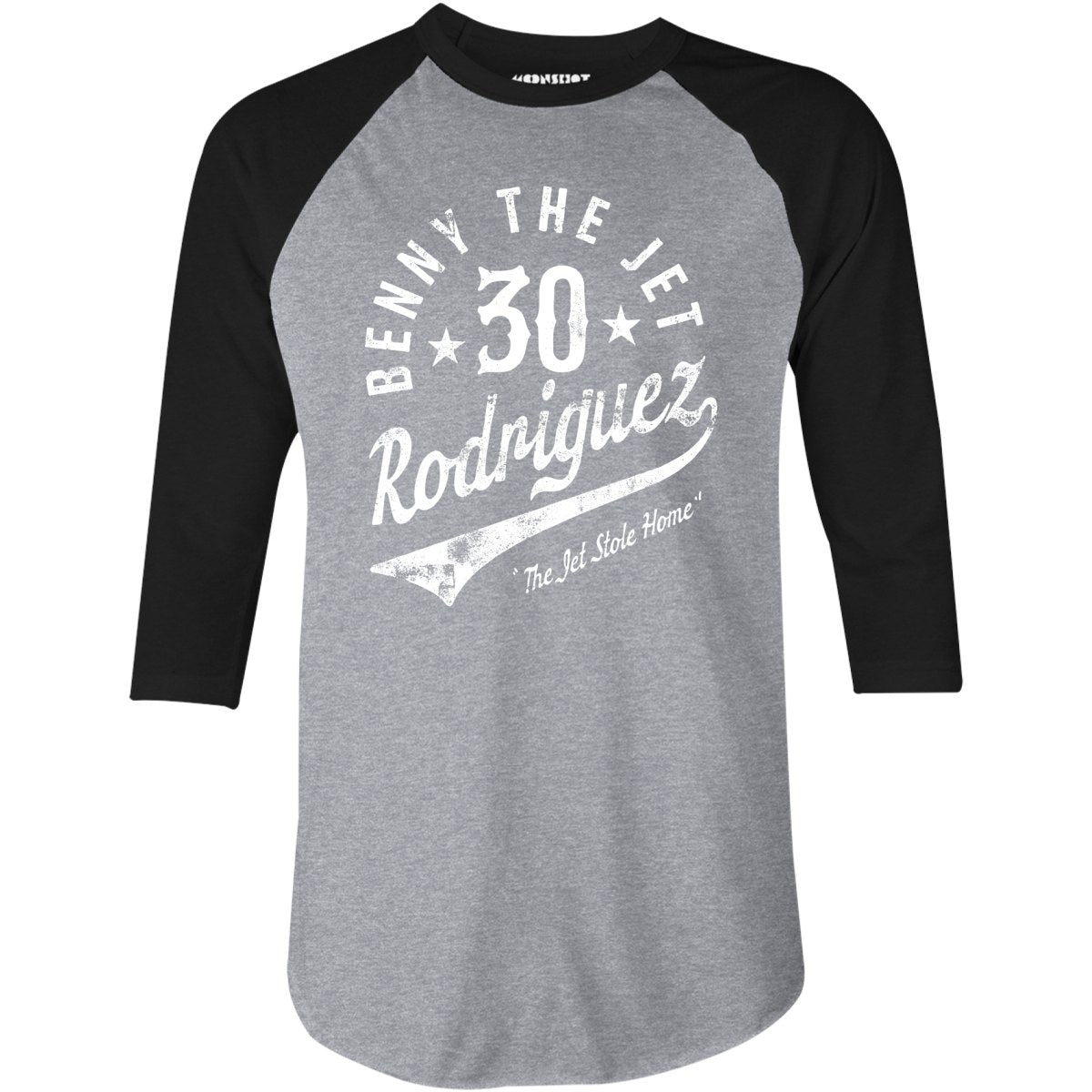 Benny The Jet Rodriguez - 3/4 Sleeve Raglan T-Shirt