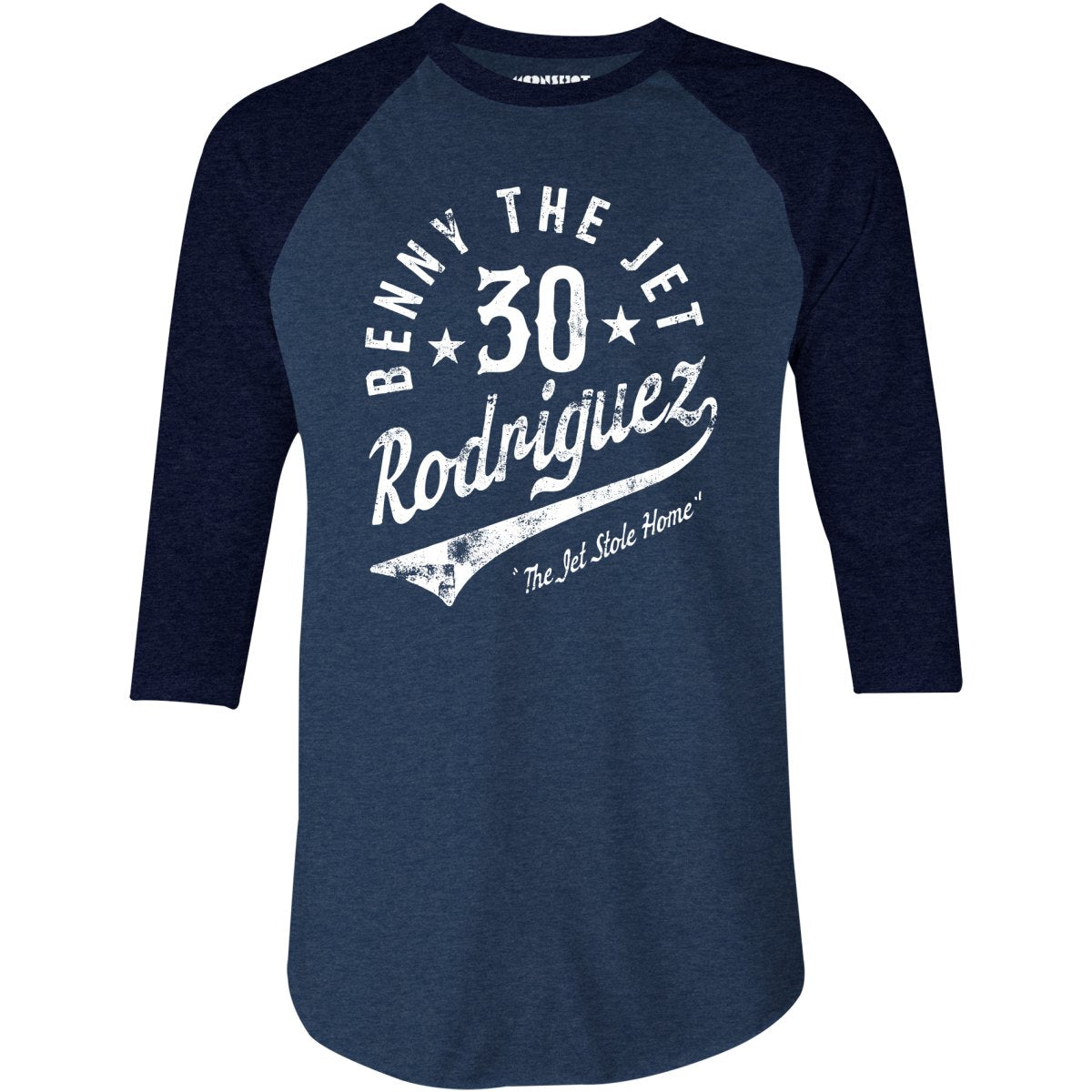 Benny The Jet Rodriguez - 3/4 Sleeve Raglan T-Shirt