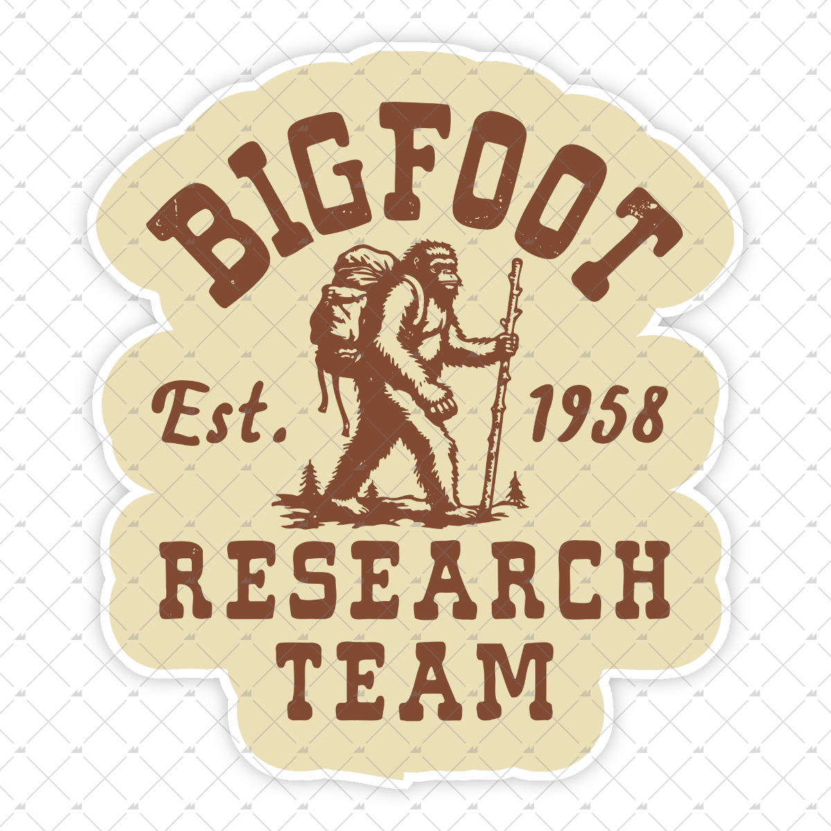 Bigfoot Research Team - Sticker