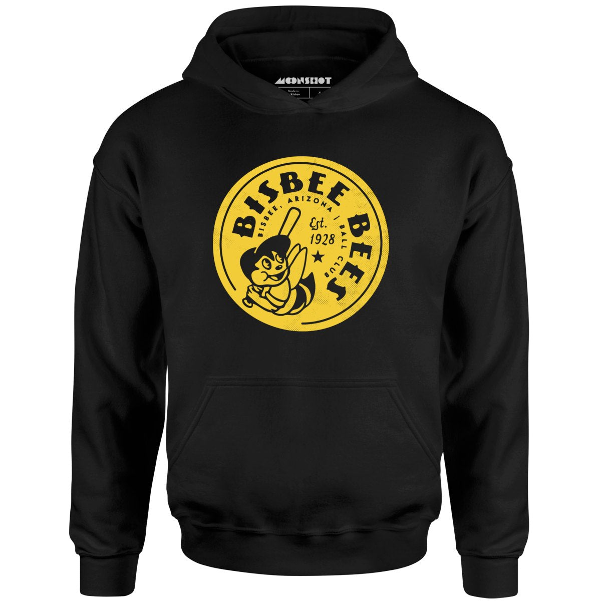 Bisbee Bees - Arizona - Vintage Defunct Baseball Teams - Unisex Hoodie