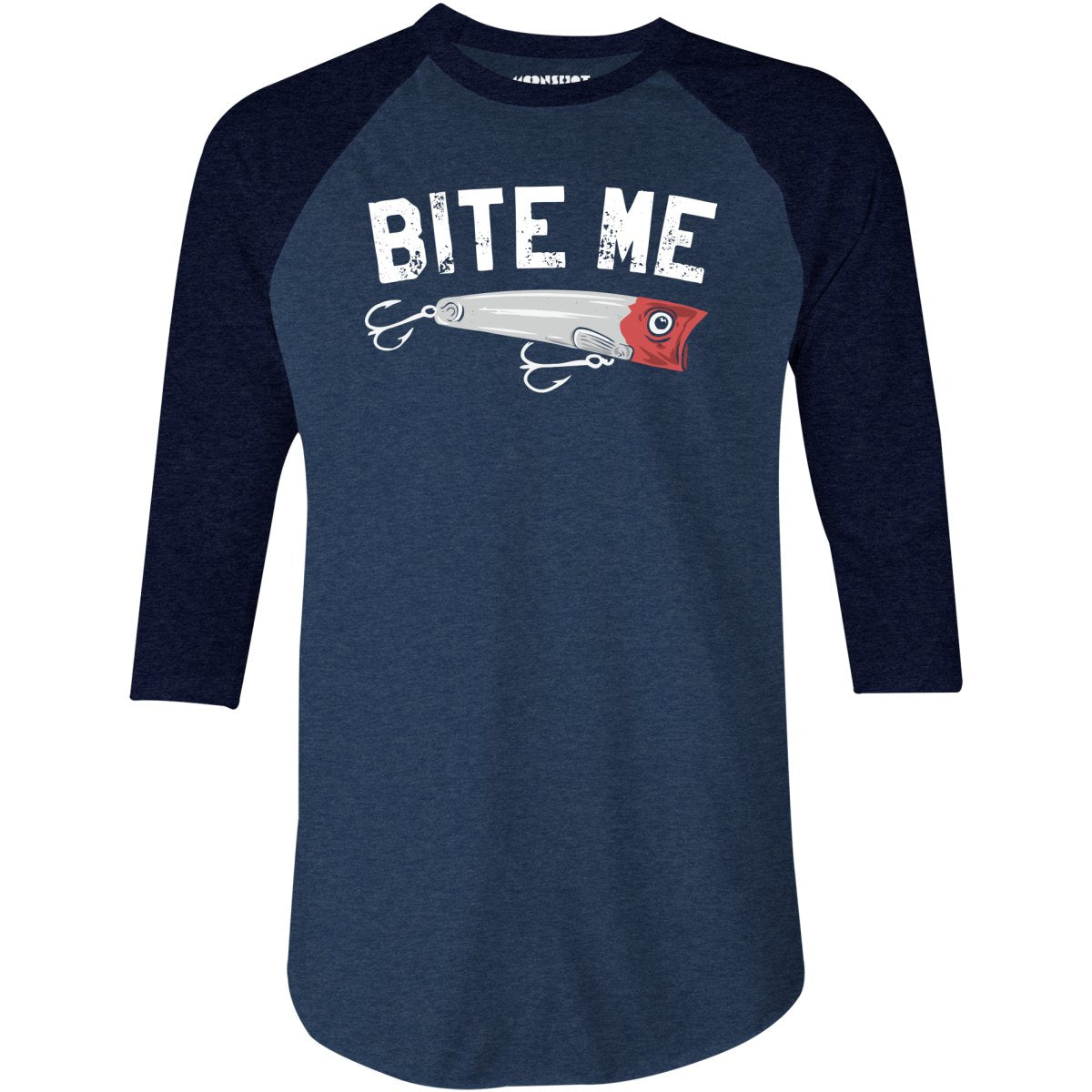 Bite Me - 3/4 Sleeve Raglan T-Shirt