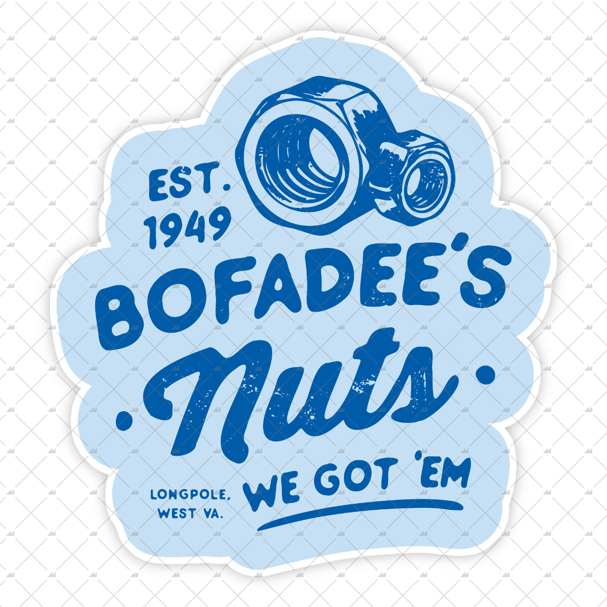 Bofadees Nuts - Sticker