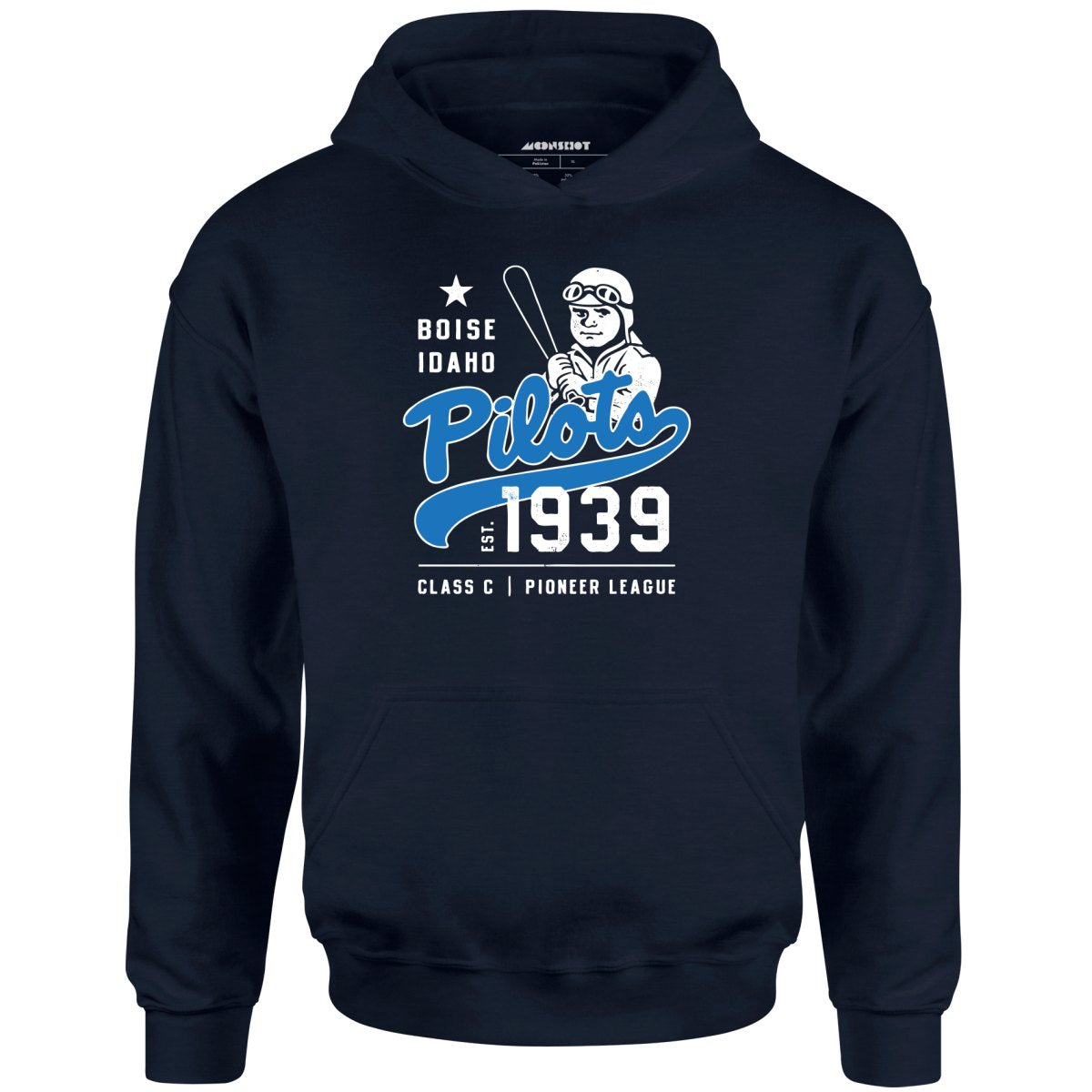 Boise Pilots - Idaho - Vintage Defunct Baseball Teams - Unisex Hoodie