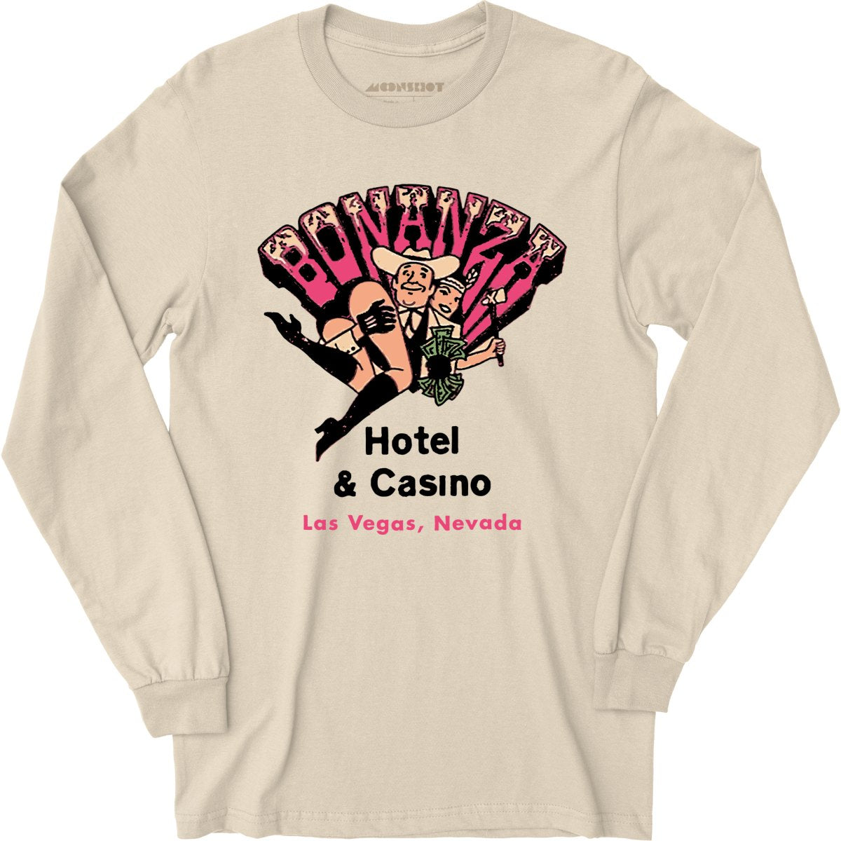 Bonanza Hotel & Casino - Vintage Las Vegas - Long Sleeve T-Shirt