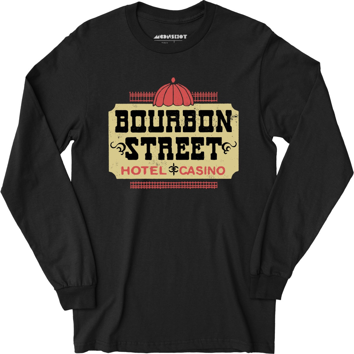 Bourbon Street - Vintage Las Vegas - Long Sleeve T-Shirt