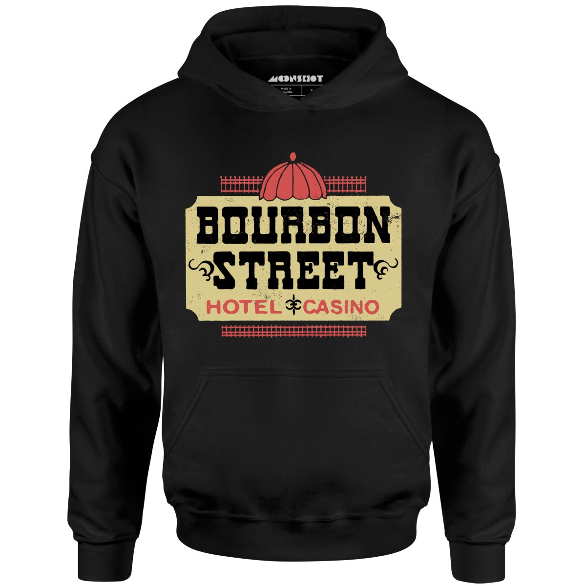 Bourbon Street - Vintage Las Vegas - Unisex Hoodie