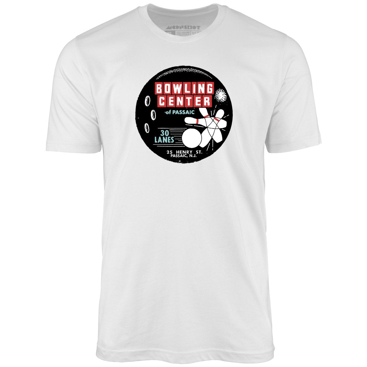 Bowling Center of Passaic - Passaic, NJ - Vintage Bowling Alley - Unisex T-Shirt