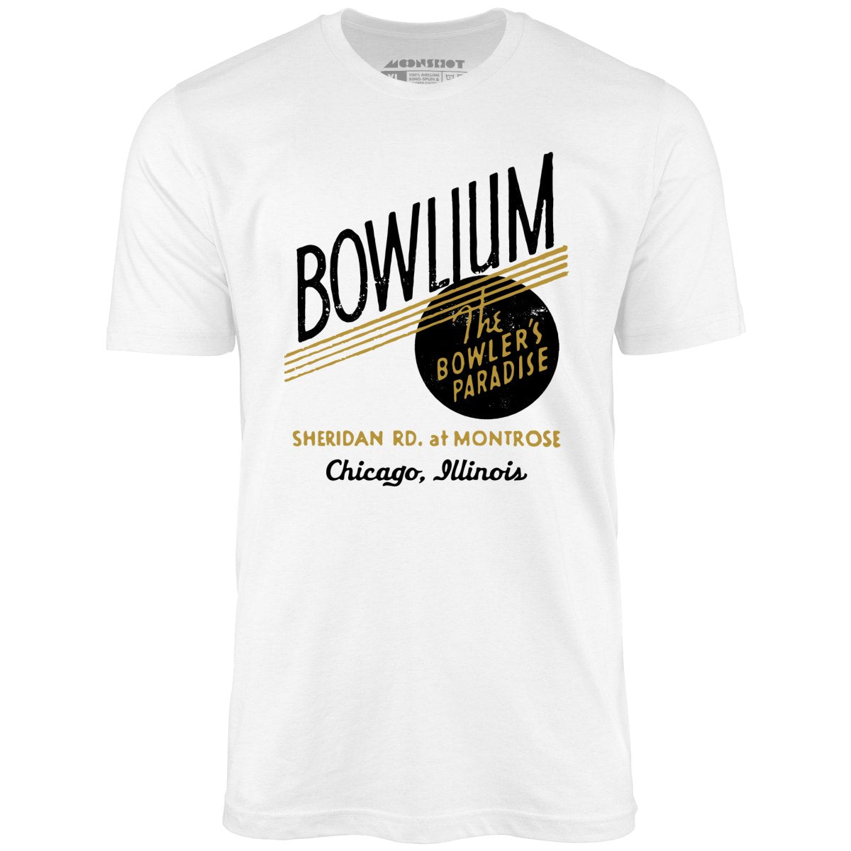 Bowlium - Chicago, IL - Vintage Bowling Alley - Unisex T-Shirt