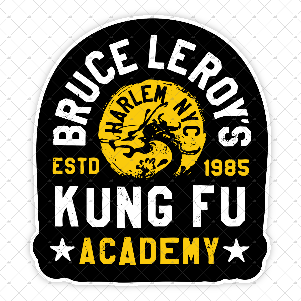 Bruce Leroy's Kung Fu Academy - Sticker