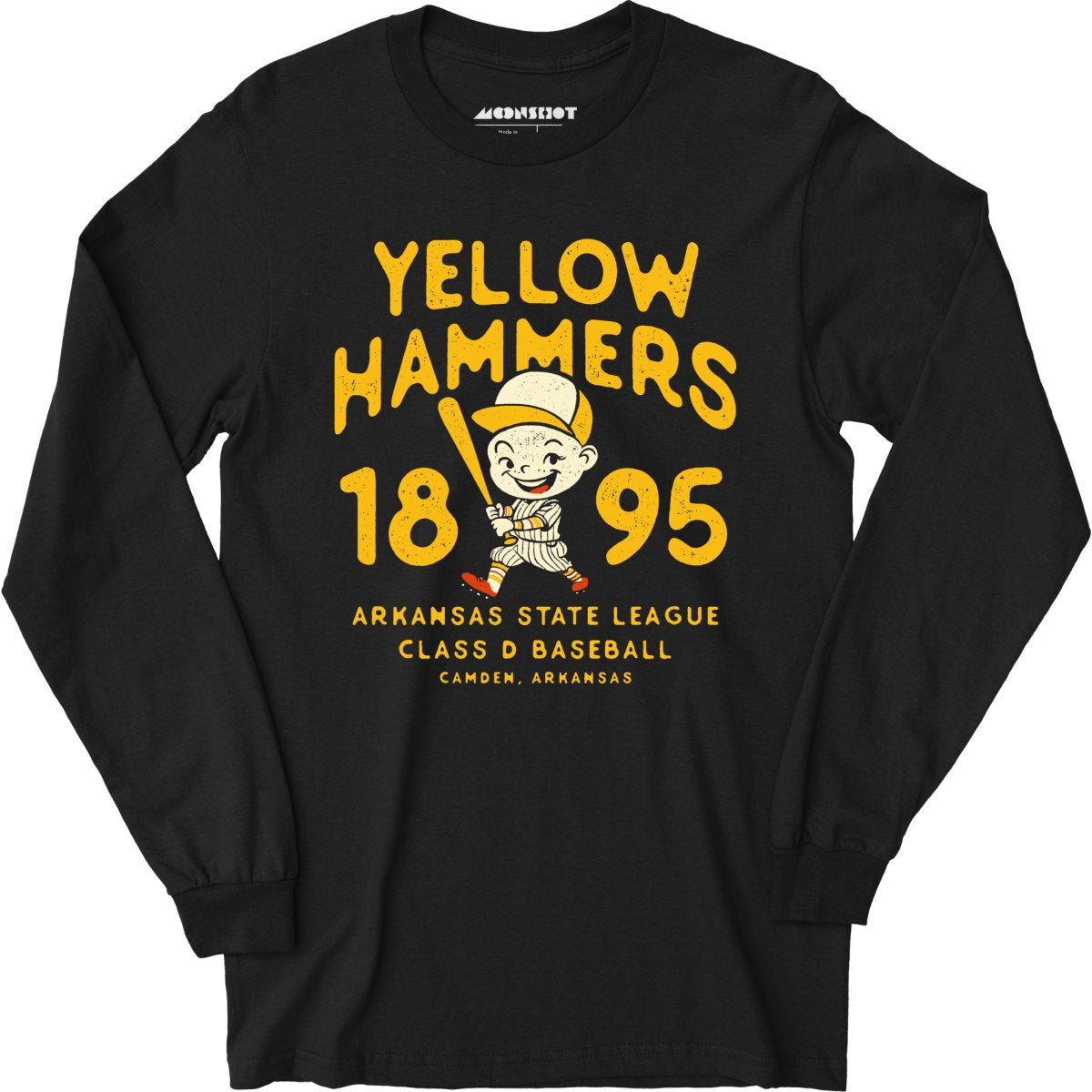 Camden Yellow Hammers - Arkansas - Vintage Defunct Baseball Teams - Long Sleeve T-Shirt