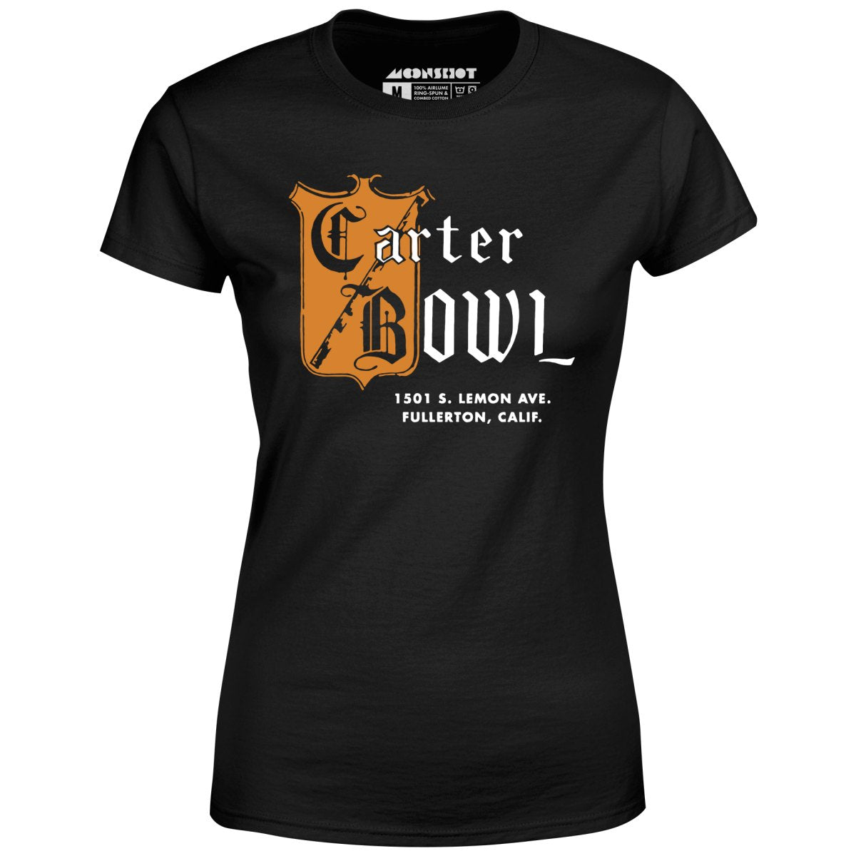 Carter Bowl - Fullerton, CA - Vintage Bowling Alley - Women's T-Shirt