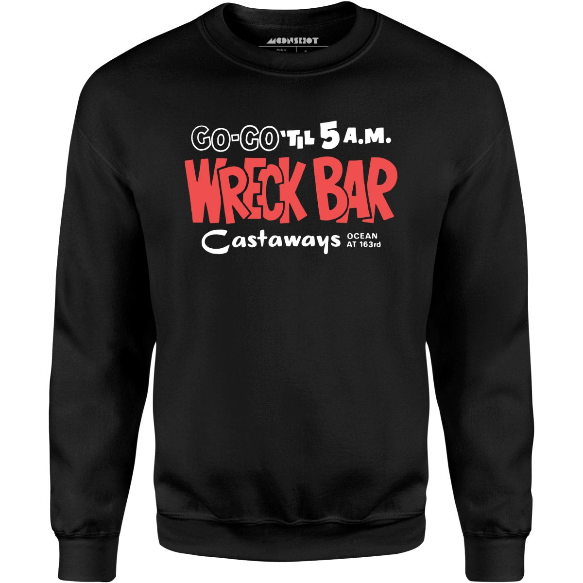 Castaways Motel Wreck Bar - Miami, FL - Vintage Tiki Bar - Unisex Sweatshirt