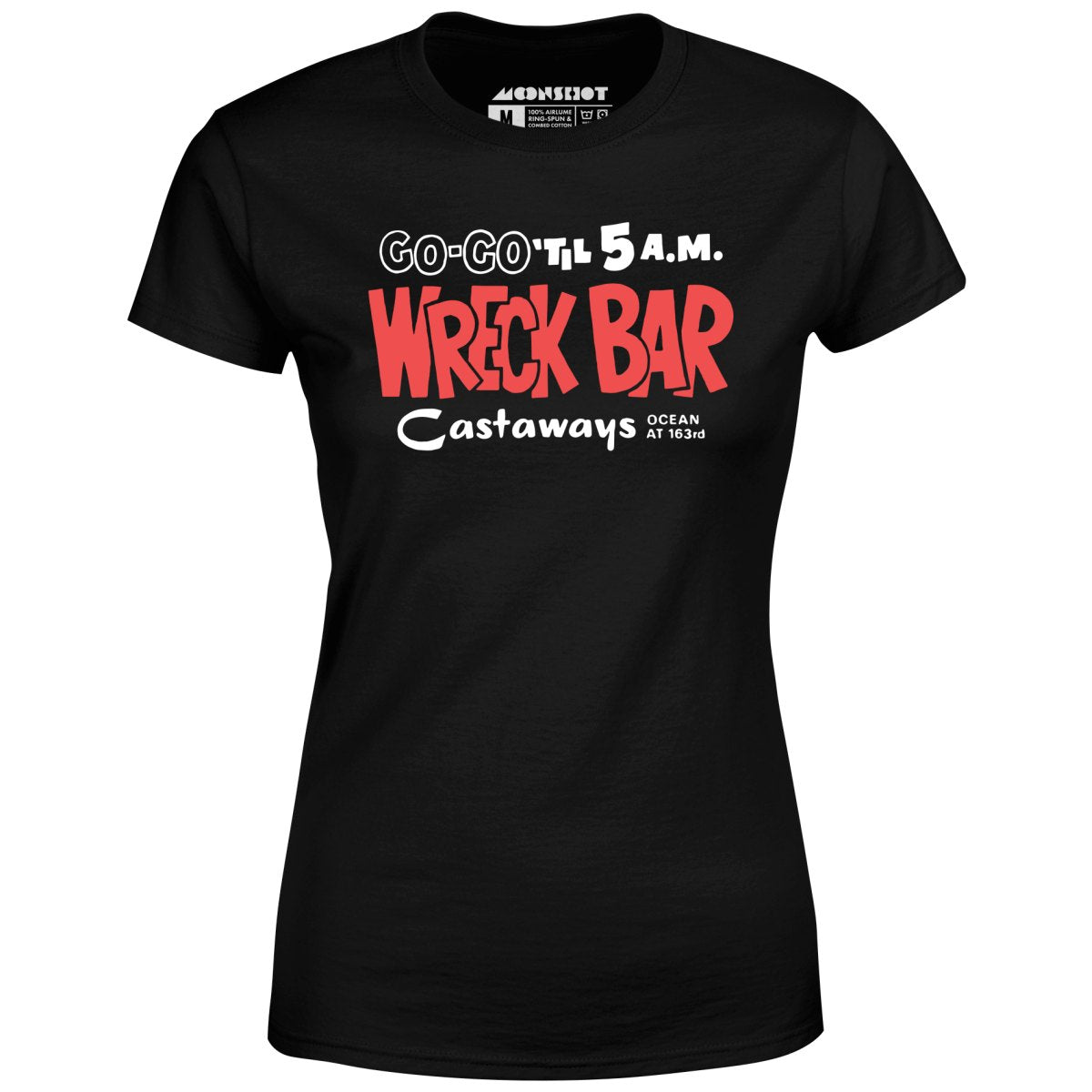 Castaways Motel Wreck Bar - Miami, FL - Vintage Tiki Bar - Women's T-Shirt