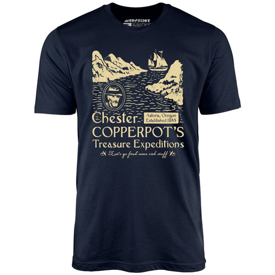 Chester Copperpot's Treasure Expeditions - Navy - Front