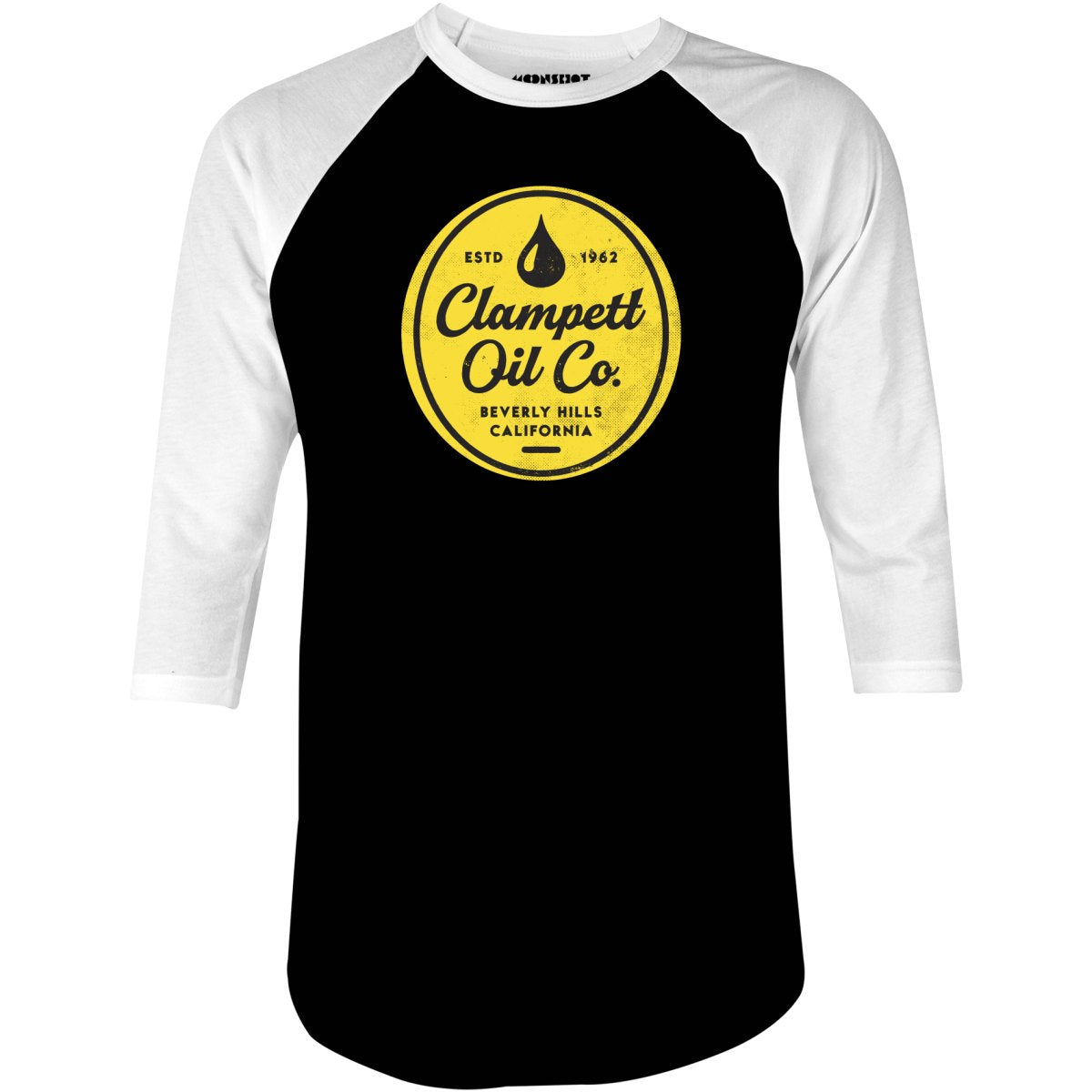 Clampett Oil Co. - 3/4 Sleeve Raglan T-Shirt