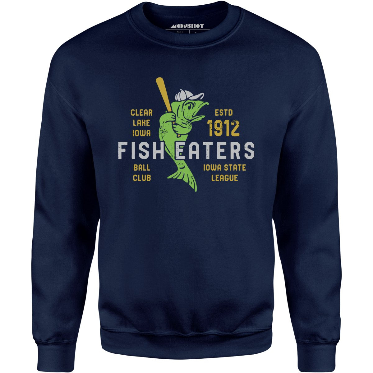 Clear Lake Fish Eaters - Iowa - Vintage Defunct Baseball Teams - Unisex Sweatshirt