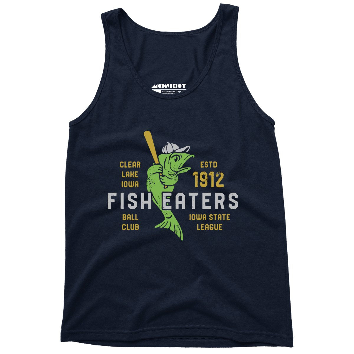 Clear Lake Fish Eaters - Iowa - Vintage Defunct Baseball Teams - Unisex Tank Top