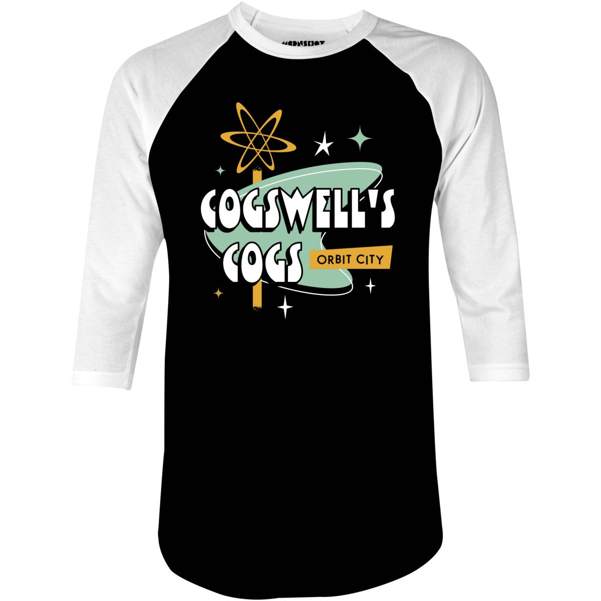 Cogswell's Cogs - 3/4 Sleeve Raglan T-Shirt