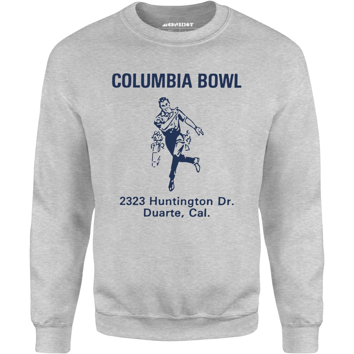 Columbia Bowl - Duarte, CA - Vintage Bowling Alley - Unisex Sweatshirt