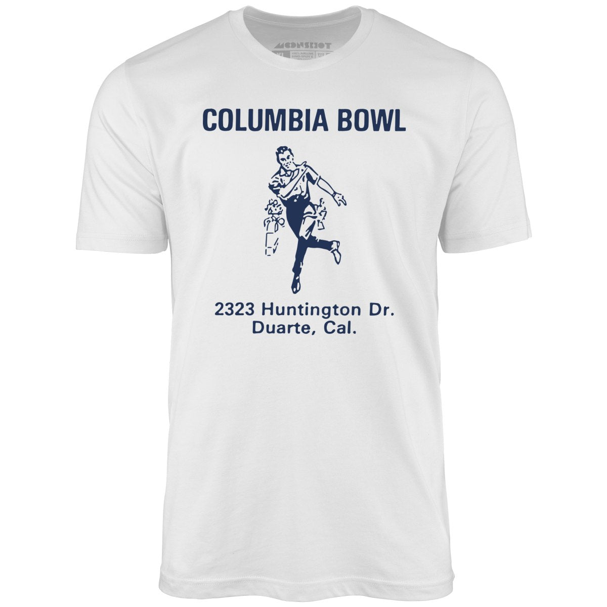 Columbia Bowl - Duarte, CA - Vintage Bowling Alley - Unisex T-Shirt